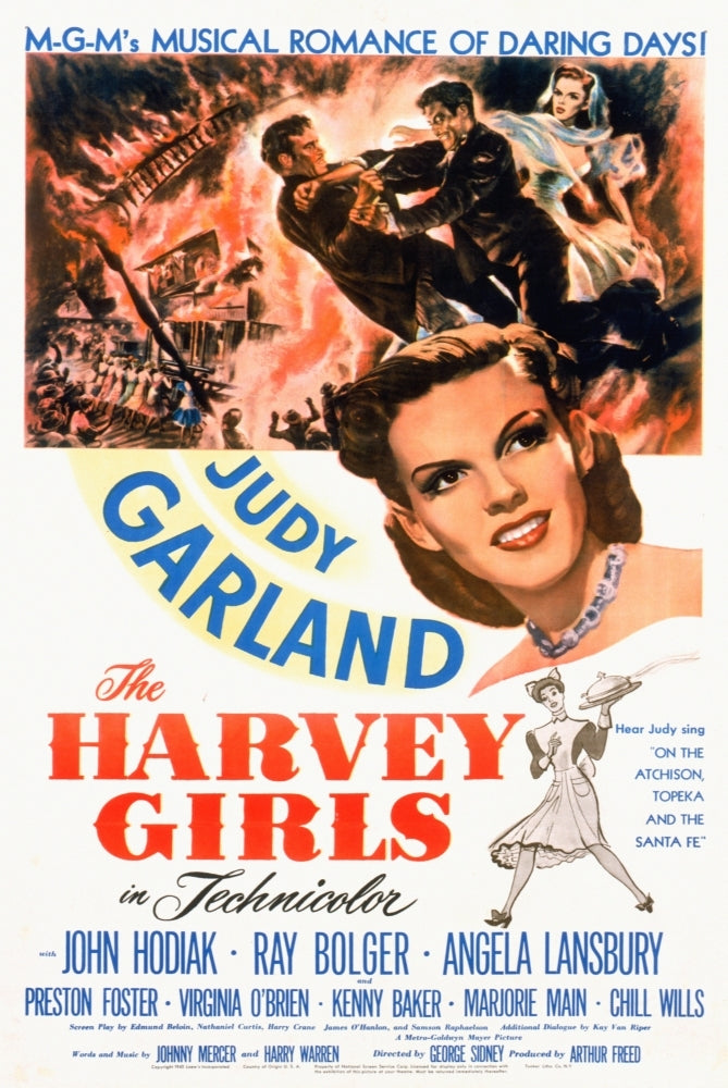 The Harvey Girls Judy Garland 1946 Movie Poster Masterprint Image 1