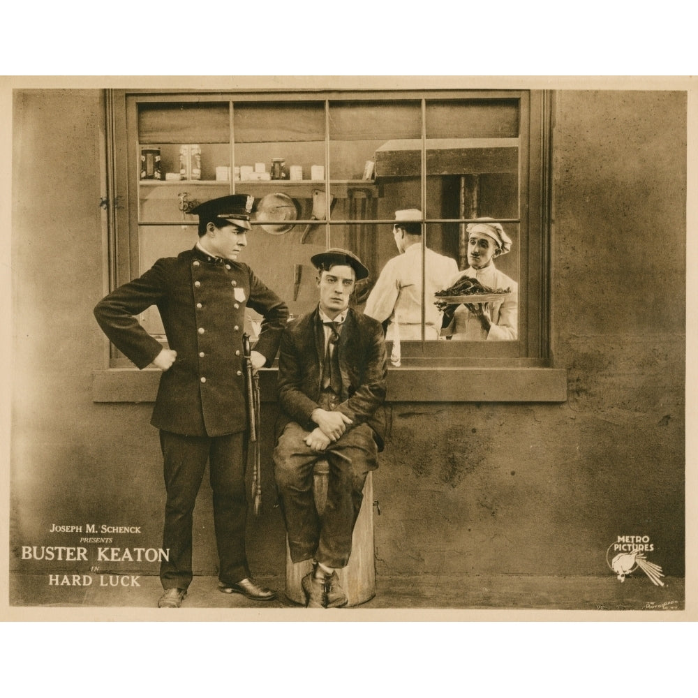 Hard Luck Lobbycard Buster Keaton 1921. Movie Poster Masterprint Image 2