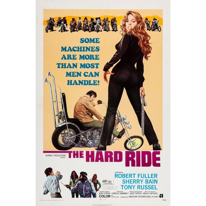 The Hard Ride : Robert Fuller Sherry Bain 1971. Movie Poster Masterprint Image 1