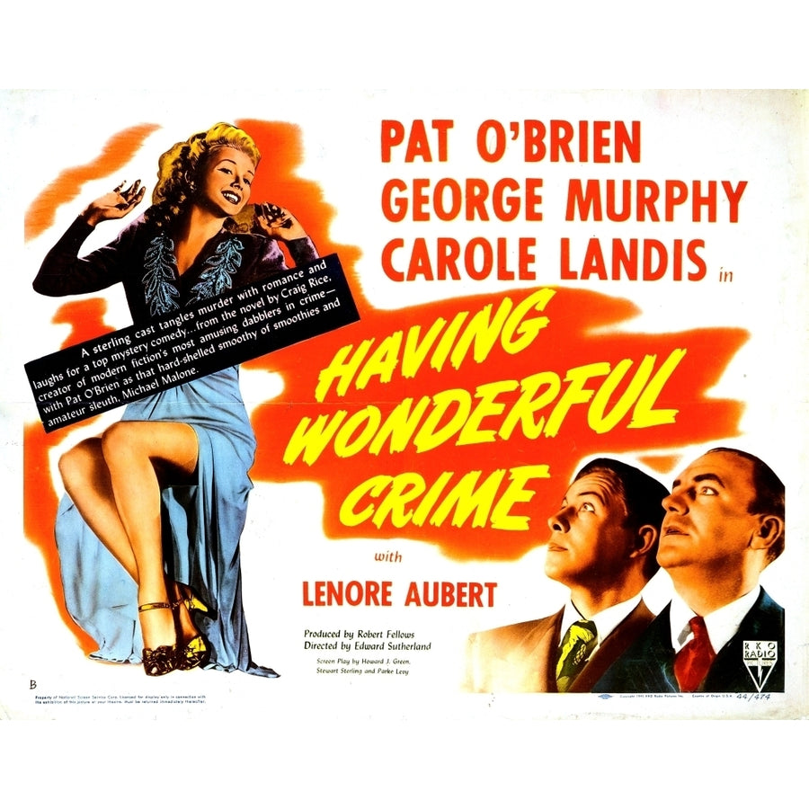 Having Wonderful Crime Movie Poster Masterprint Image 1