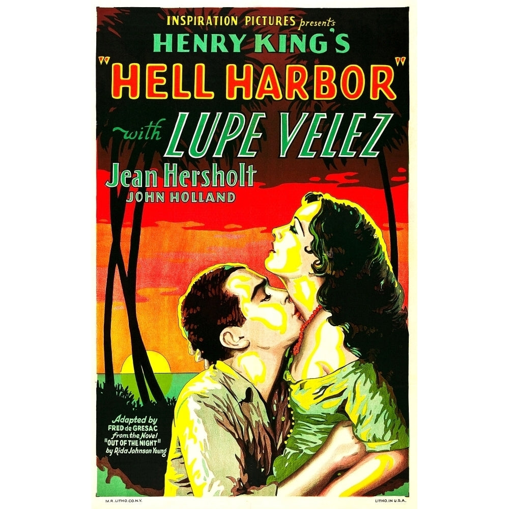 Hell Harbor Us Poster Art From Left: John Holland Lupe Velez 1930 Movie Poster Masterprint Image 2