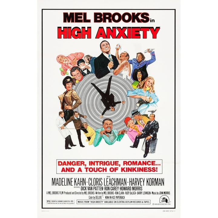 High Anxiety Us Poster Mel Brooks 1977 Movie Poster Masterprint Image 2