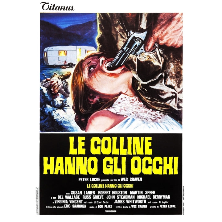 The Hills Have Eyes Italian Poster Susan Lanier 1977 Movie Poster Masterprint Image 1