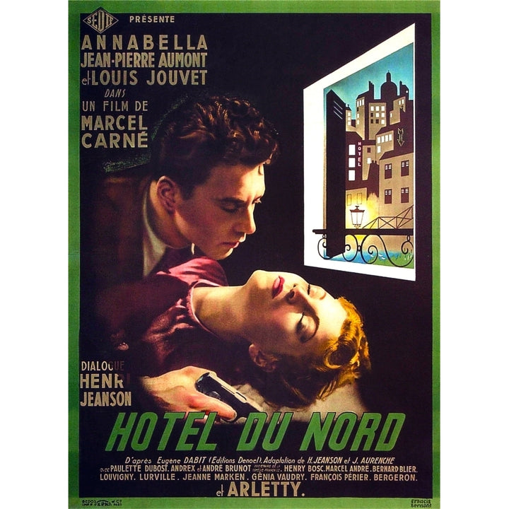 Hotel Du Nord French Poster Art From Top: Jean-Pierre Aumont Annabella 1938 Movie Poster Masterprint Image 2