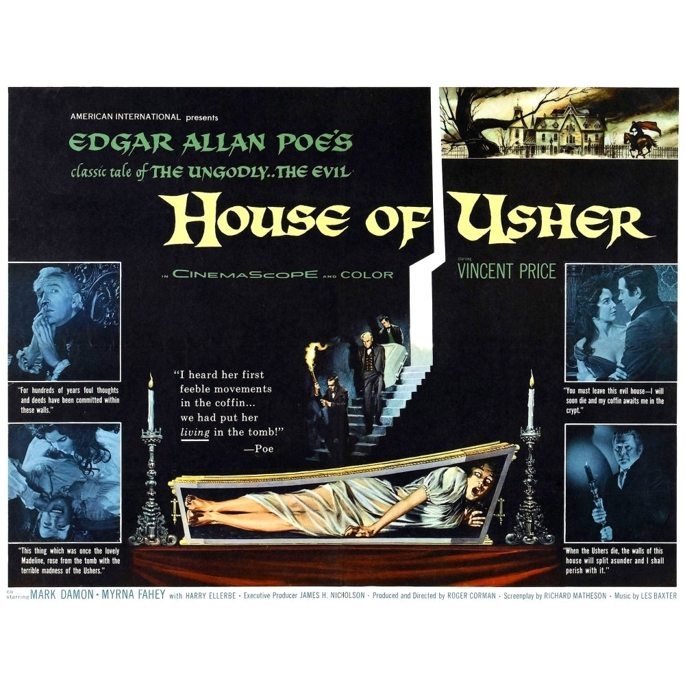 House Of Usher Movie Poster Masterprint Image 1