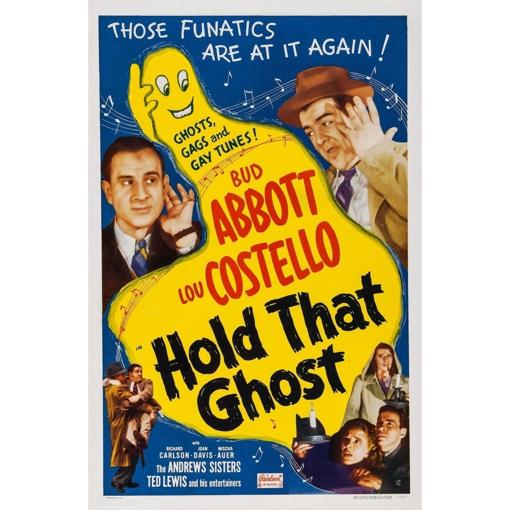 Hold That Ghost Movie Poster Masterprint Image 1