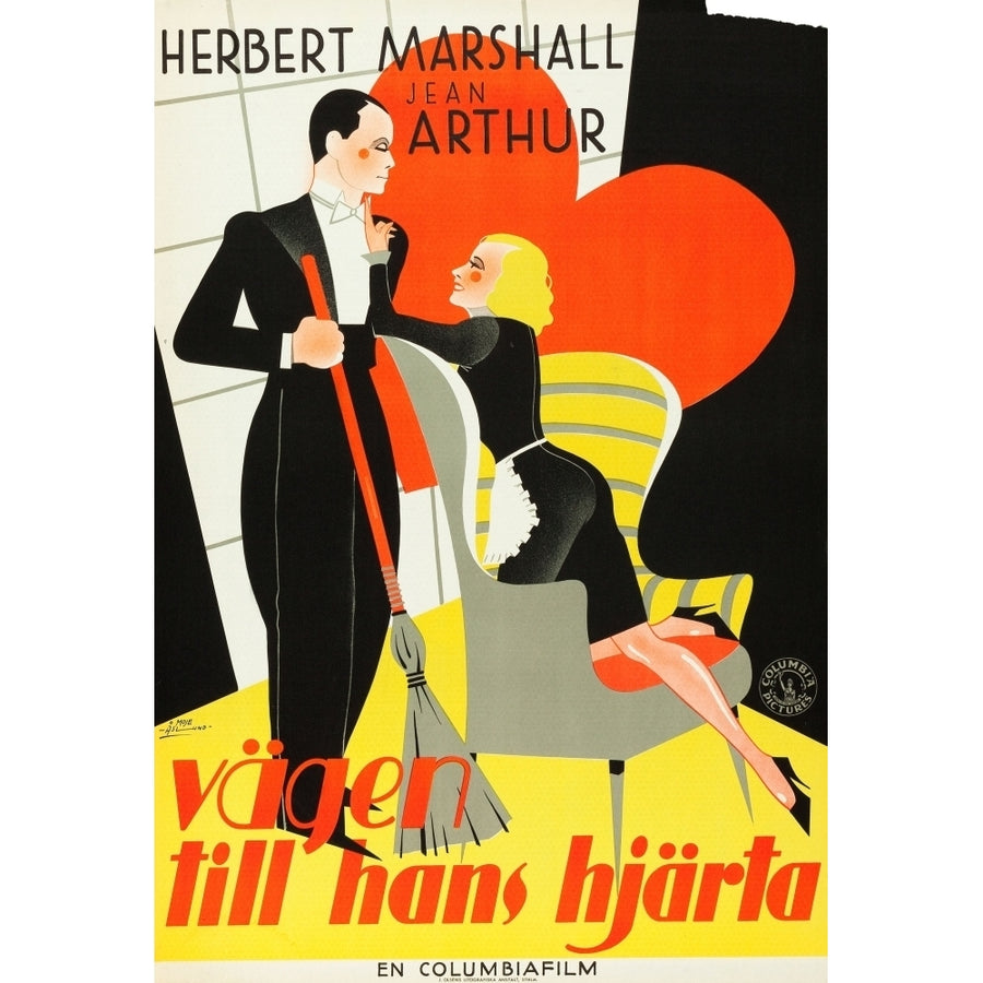 If You Could Only Cook Swedish Poster Art 1935. Movie Poster Masterprint Image 1