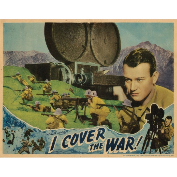 I Cover The War Lobbycard John Wayne 1937 Movie Poster Masterprint Image 2