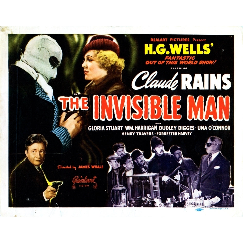 The Invisible Man Movie Poster Masterprint Image 1