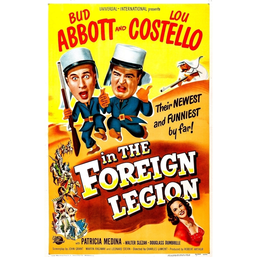 Abbott And Costello In The Foreign Legion U Movie Poster Masterprint Image 2