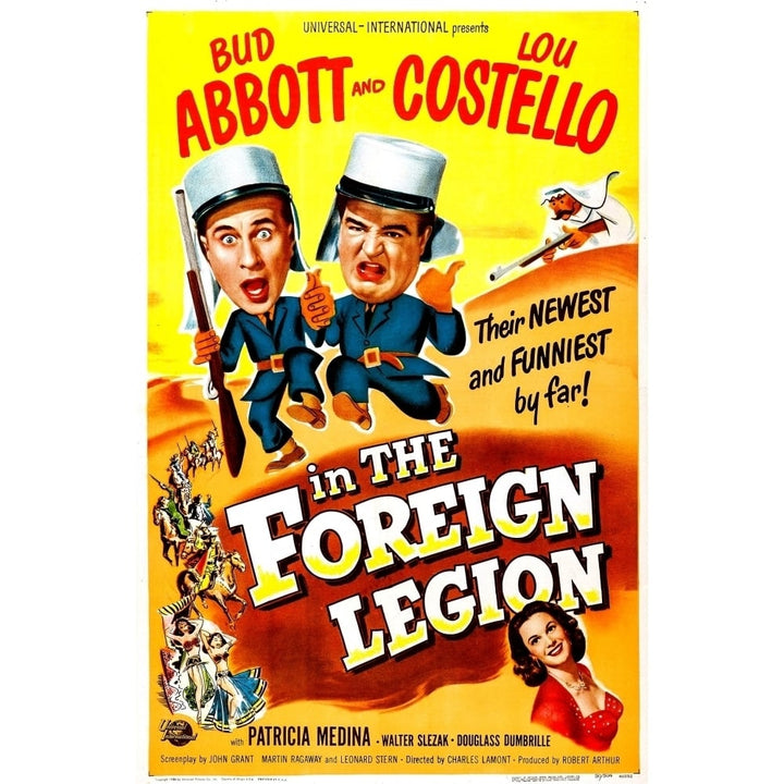 Abbott And Costello In The Foreign Legion U Movie Poster Masterprint Image 1