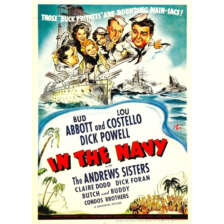 In The Navy Movie Poster Masterprint Image 2