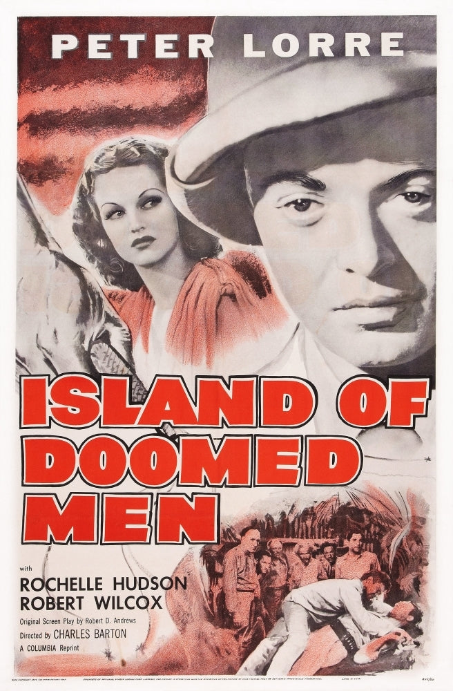 Island Of Doomed Men L-R: Rochelle Hudson Peter Lorre On Poster Art 1940. Movie Poster Masterprint Image 1