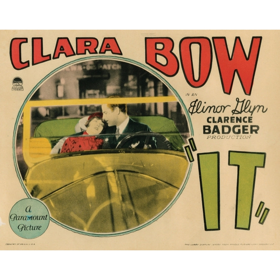 It From Left: Clara Bow Antonio Moreno 1927 Movie Poster Masterprint Image 1