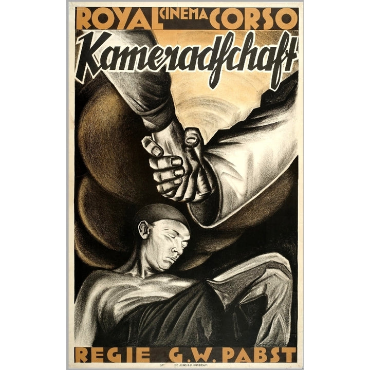 Kameradschaft German Poster Art 1931 Movie Poster Masterprint Image 2