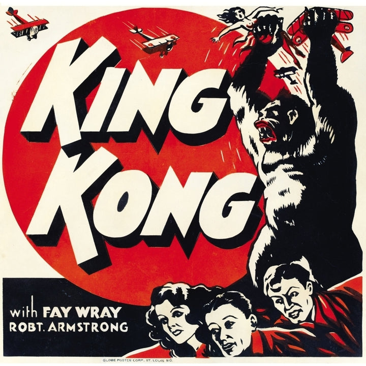 King Kong Jumbo Window Card 1933. Movie Poster Masterprint Image 2