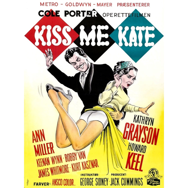 Kiss Me Kate Howard Keel Kathryn Grayson 1953. Movie Poster Masterprint Image 1