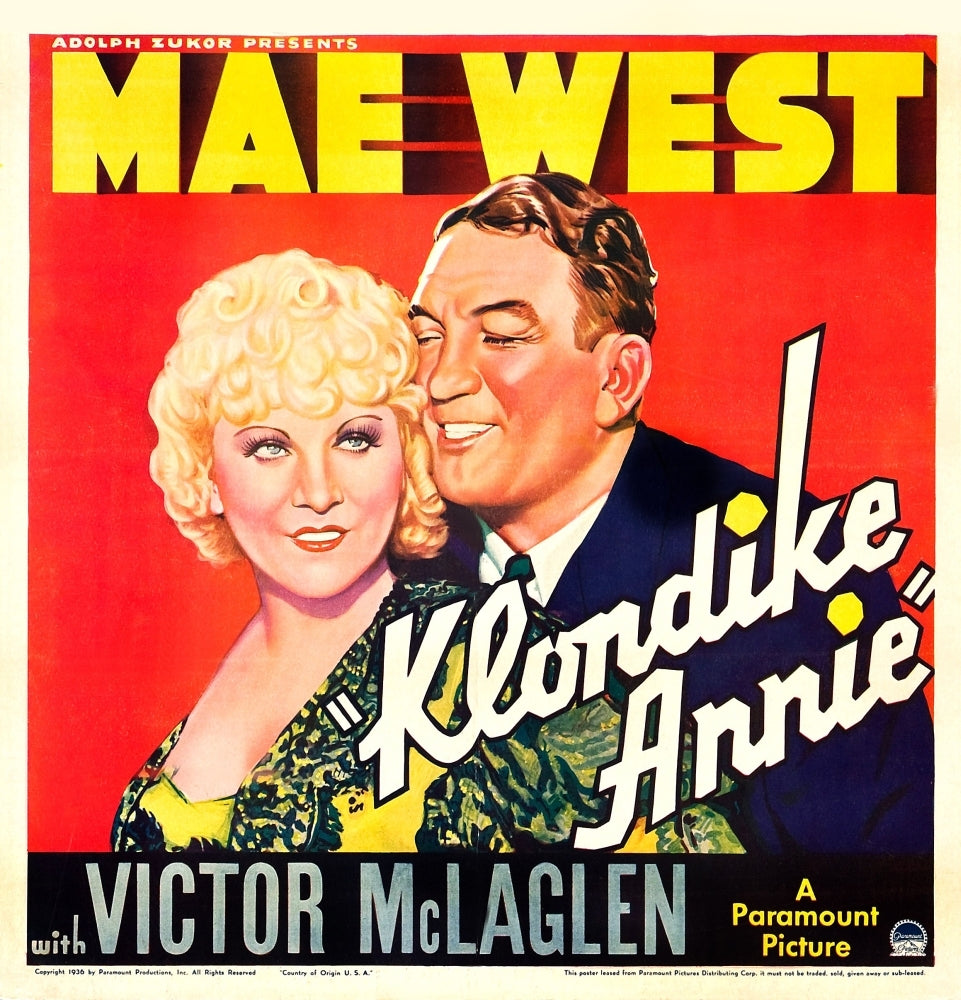 Klondike Annie Us Poster Art From Left: Mae West Victor Mclaglen 1936 Movie Poster Masterprint Image 1