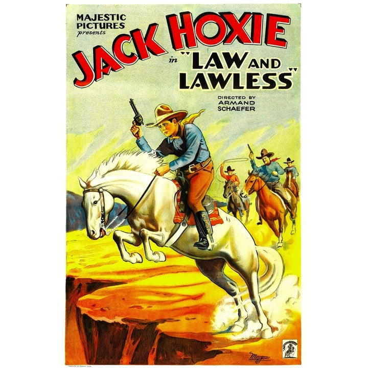 Law And Lawless Jack Hoxie 1932. Movie Poster Masterprint Image 1