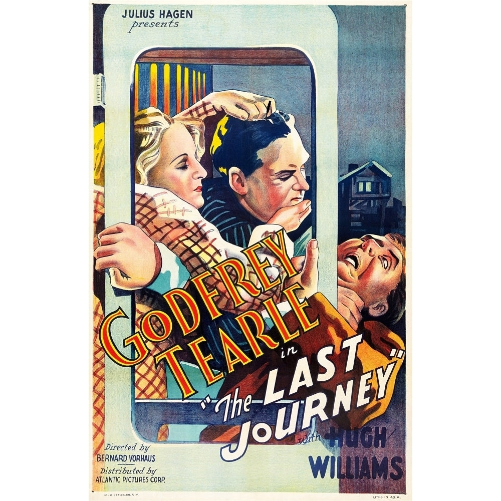 The Last Journey Us Poster From Left: Judy Gunn Godfrey Tearle Hugh Williams 1936 Movie Poster Masterprint Image 2