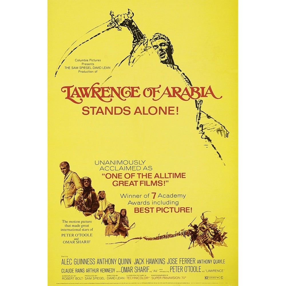 Lawrence Of Arabia Movie Poster Masterprint Image 1