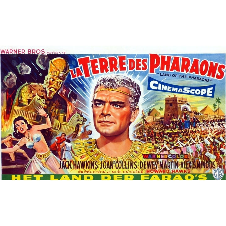 Land Of The Pharaohs Movie Poster Masterprint Image 1