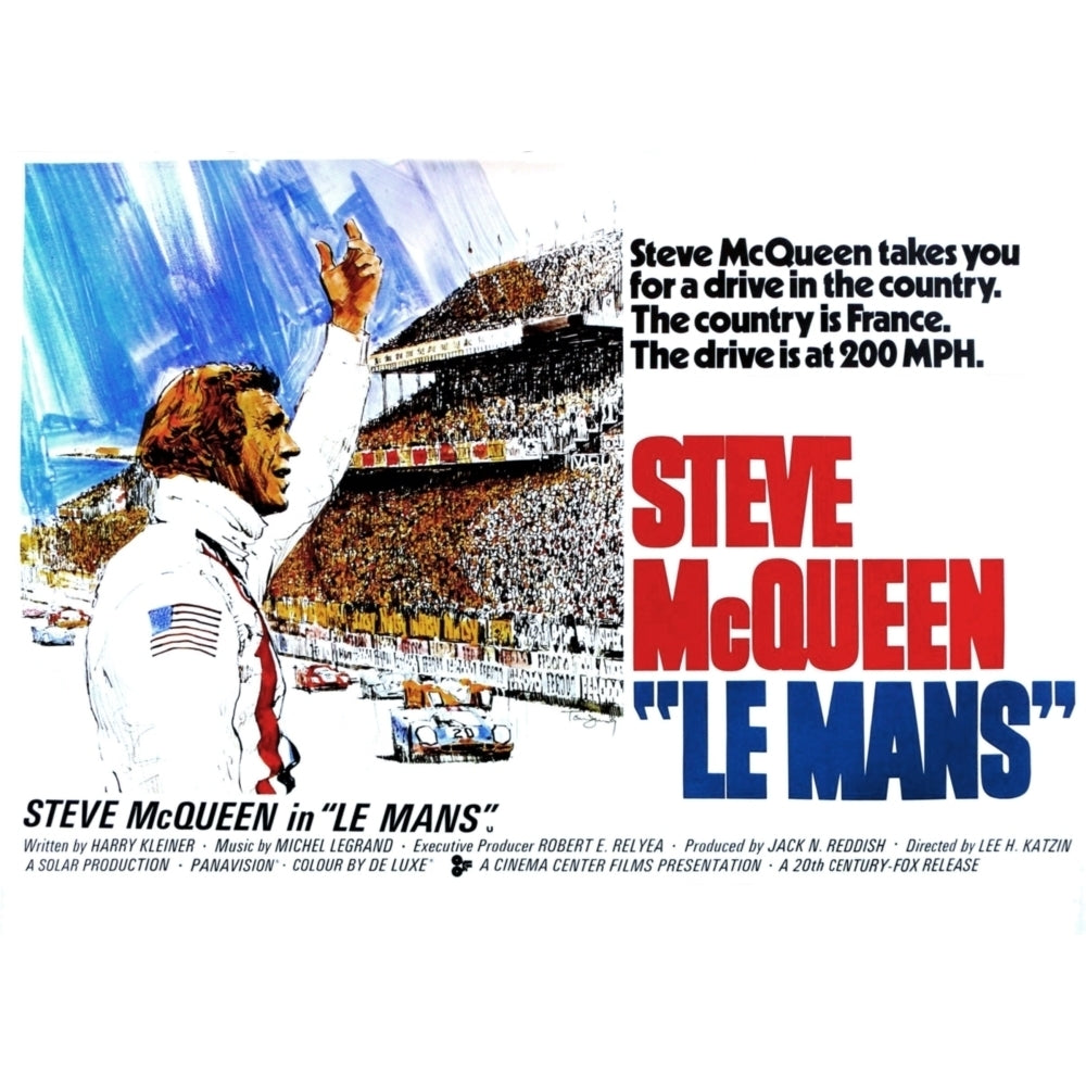 Le Mans Steve Mcqueen 1971. Movie Poster Masterprint Image 1