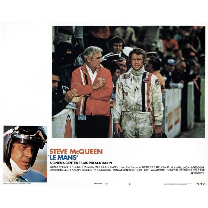 Le Mans Steve Mcqueen 1971 Movie Poster Masterprint Image 2