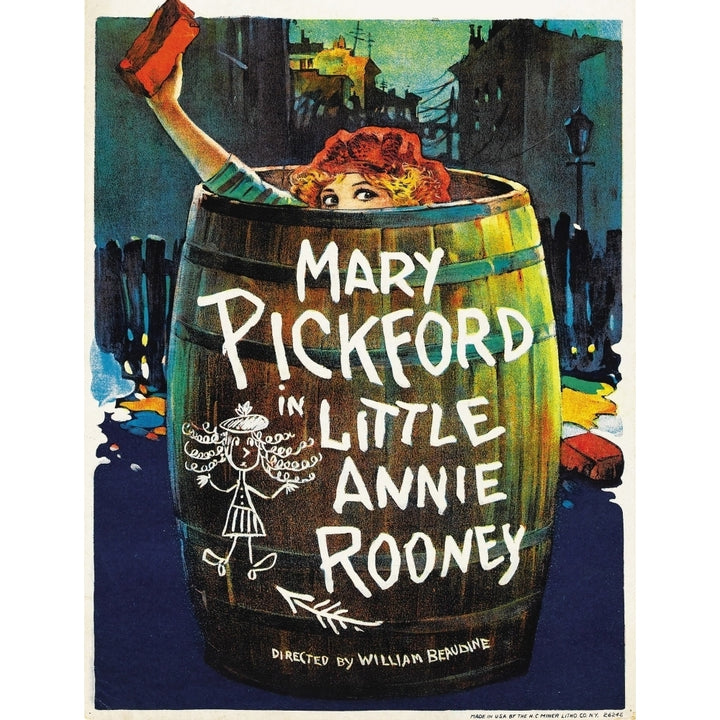 Little Annie Rooney Mary Pickford 1925. Movie Poster Masterprint Image 1