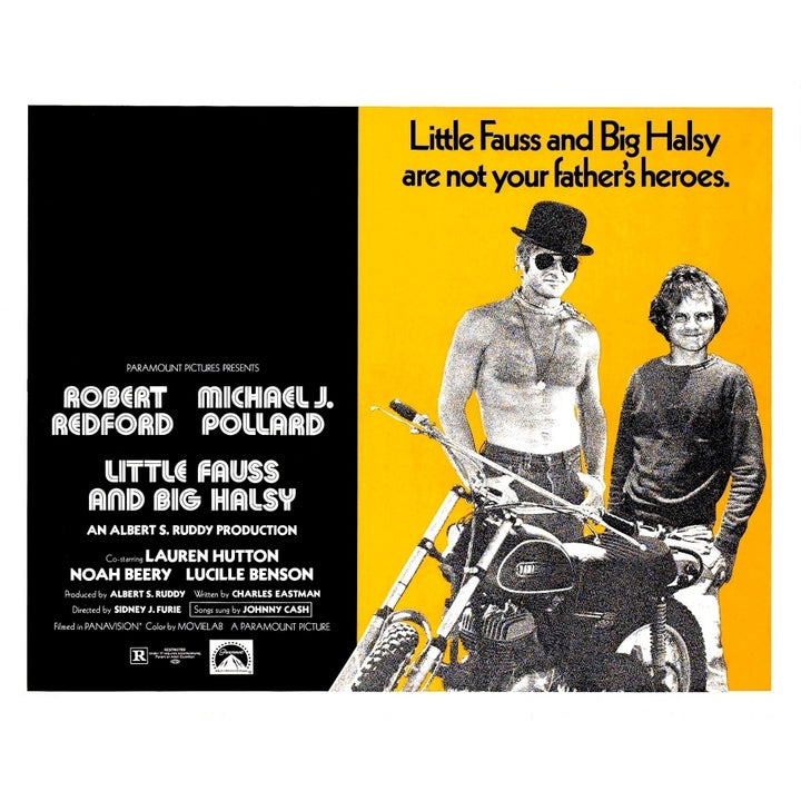 Little Fauss And Big Halsy : Robert Redford Michael J. Pollard 1970. Movie Poster Masterprint Image 2