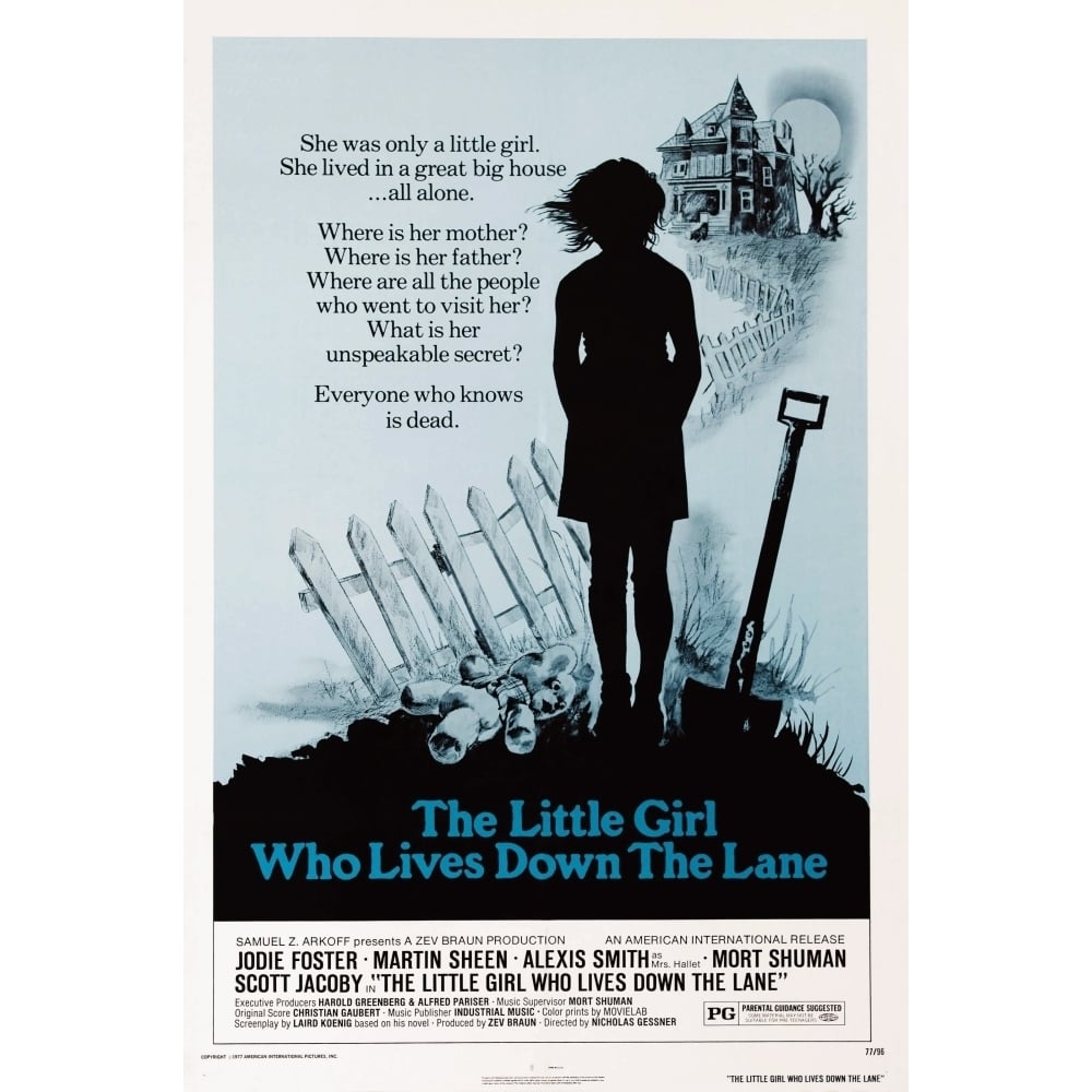 The Little Girl Who Lives Down The Lane Us Poster 1976 Movie Poster Masterprint Image 1