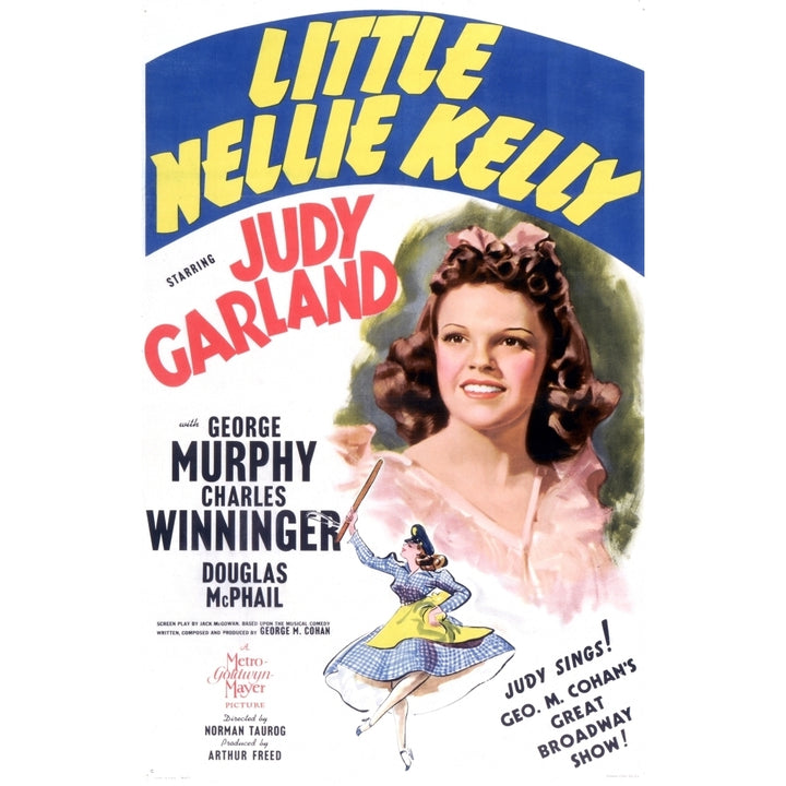 Little Nellie Kelly Judy Garland 1940 Movie Poster Masterprint Image 2