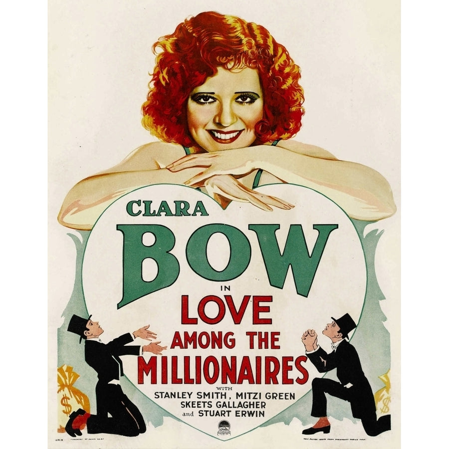 Love Among The Millionaires Clara Bow On Window Card 1930. Movie Poster Masterprint Image 1