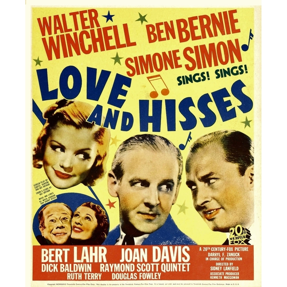 Love And Hisses Movie Poster Masterprint Image 1