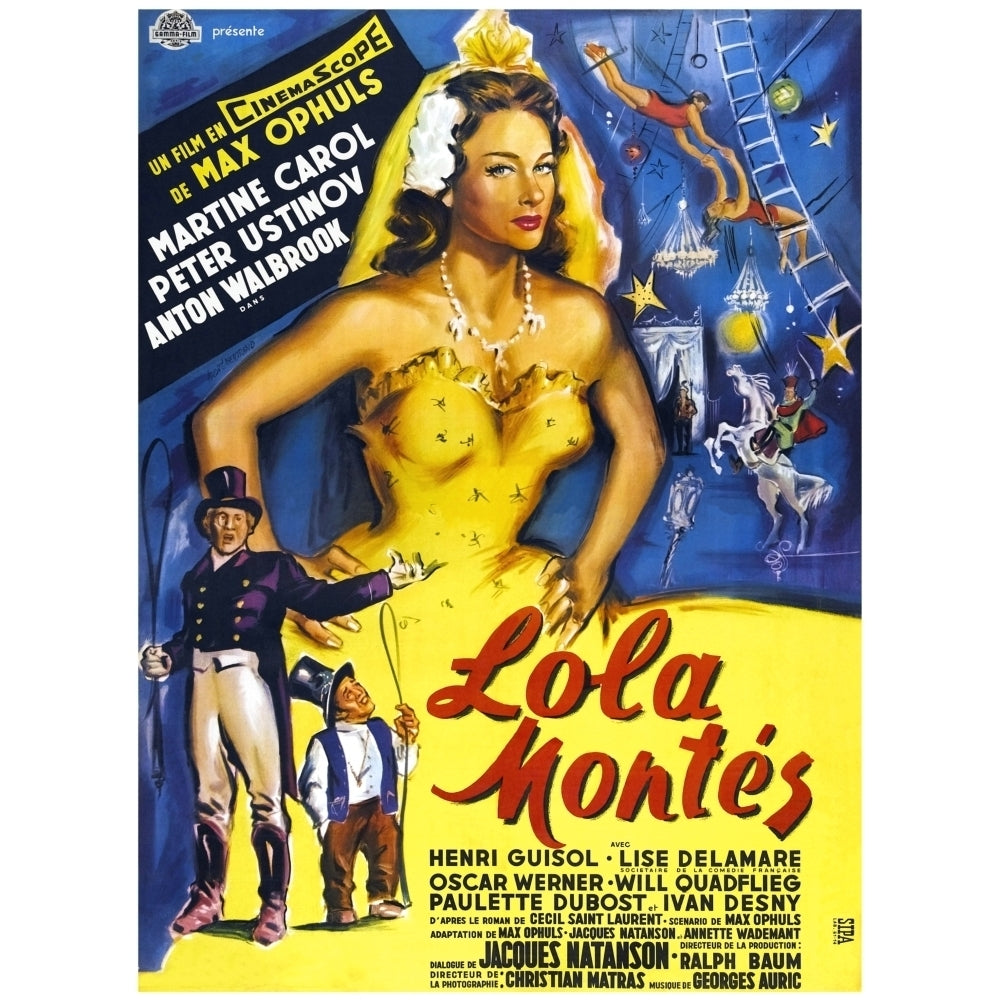 Lola Montes Martine Carol 1955. Movie Poster Masterprint Image 1