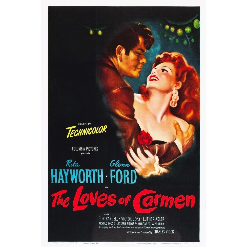 The Loves Of Carmen Movie Poster Masterprint Image 2