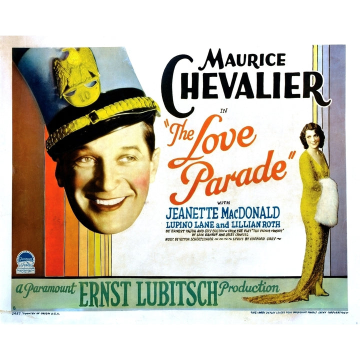 The Love Parade From Left Maurice Chevalier Jeanette Macdonald 1929 Movie Poster Masterprint Image 2