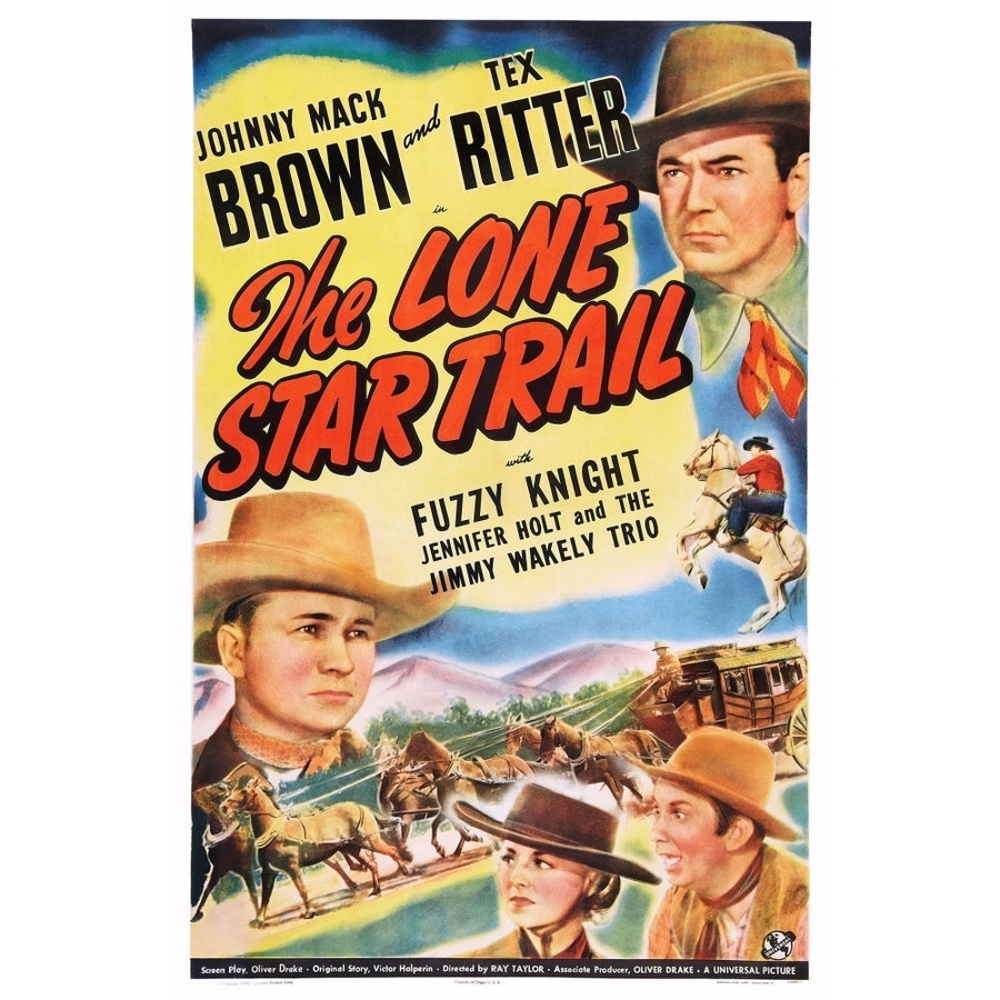 The Lone Star Trail U Movie Poster Masterprint Image 1