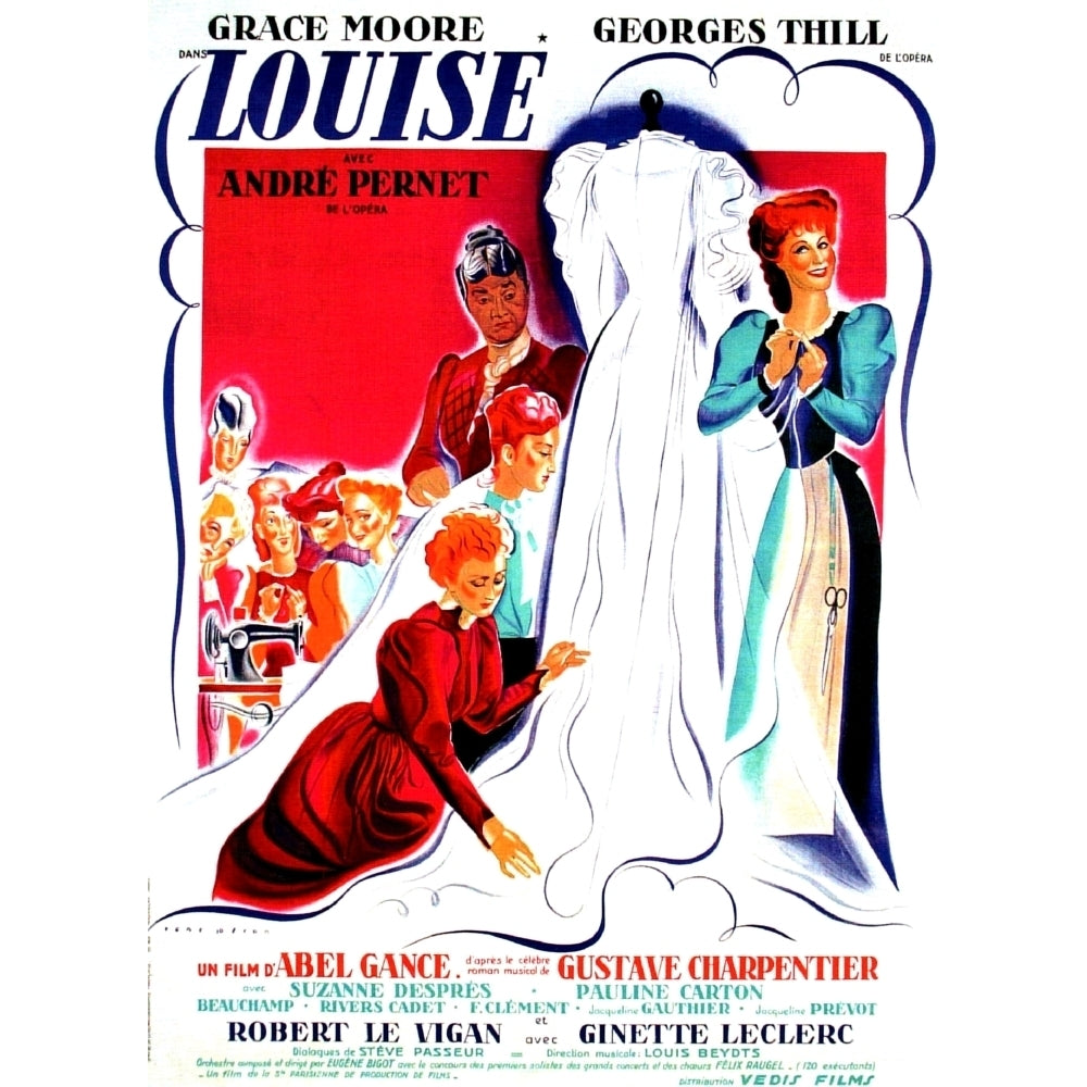 Louise French Poster Art Top From Left: Suzanne Despres Grace Moore 1939 Movie Poster Masterprint Image 1