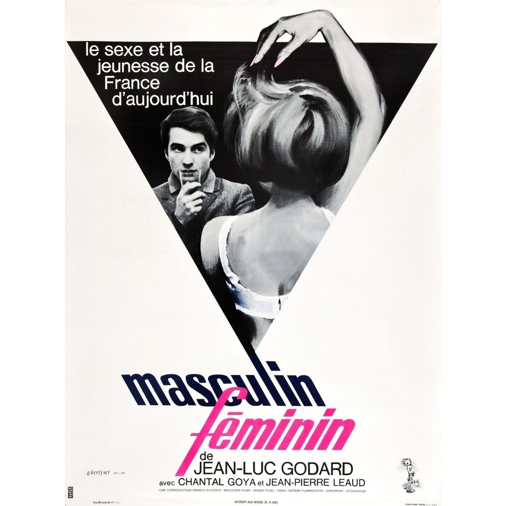 Masculin Feminin Movie Poster Masterprint Image 2