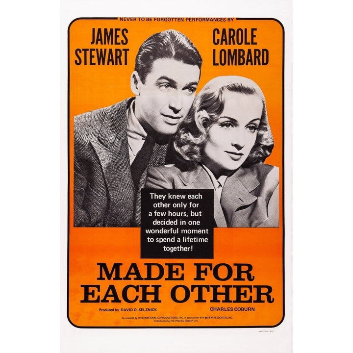 Made For Each Other Us 19 Movie Poster Masterprint Image 2