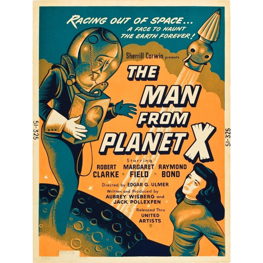 The Man From Planet X L-R: Pat Goldin Margaret Field On Poster Art 1951. Movie Poster Masterprint Image 1