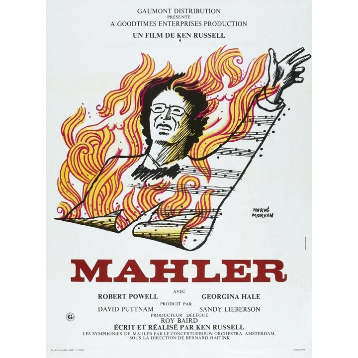 Mahler French Poster Robert Powell 1974 Movie Poster Masterprint Image 1