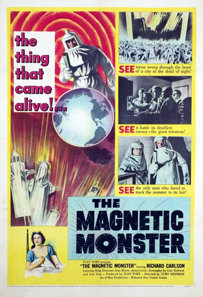 The Magnetic Monster 1953. Movie Poster Masterprint Image 1