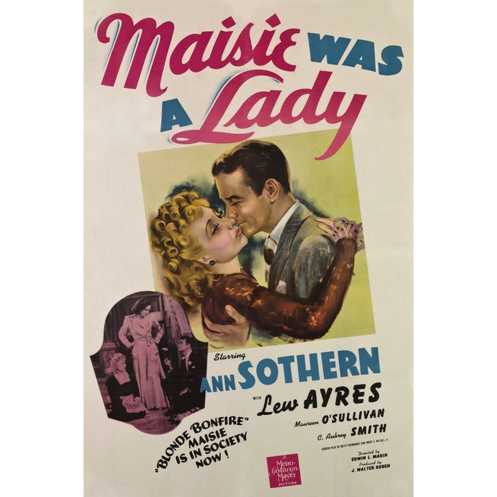 Maisie Was A Lady Movie Poster Masterprint Image 2