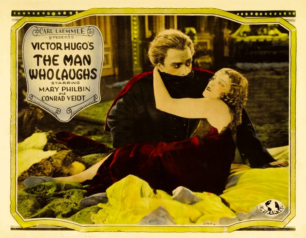 The Man Who Laughs Half-Sheet Poster Left To Right: Conrad Veidt Olga Baclanova 1928. Movie Poster Masterprint Image 1