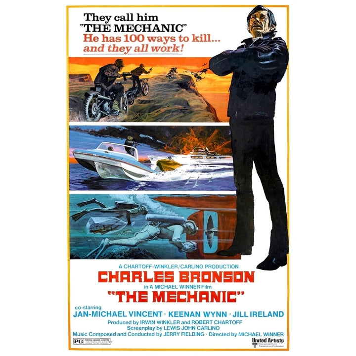 The Mechanic Charles Bronson 1972. Movie Poster Masterprint Image 1