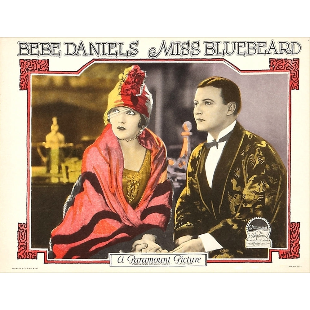 Miss Bluebeard From Left: Bebe Daniels Robert Frazer 1925 Movie Poster Masterprint Image 1