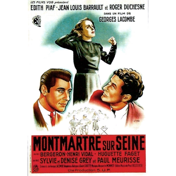 Montmartre Sur Seine Movie Poster Masterprint Image 1