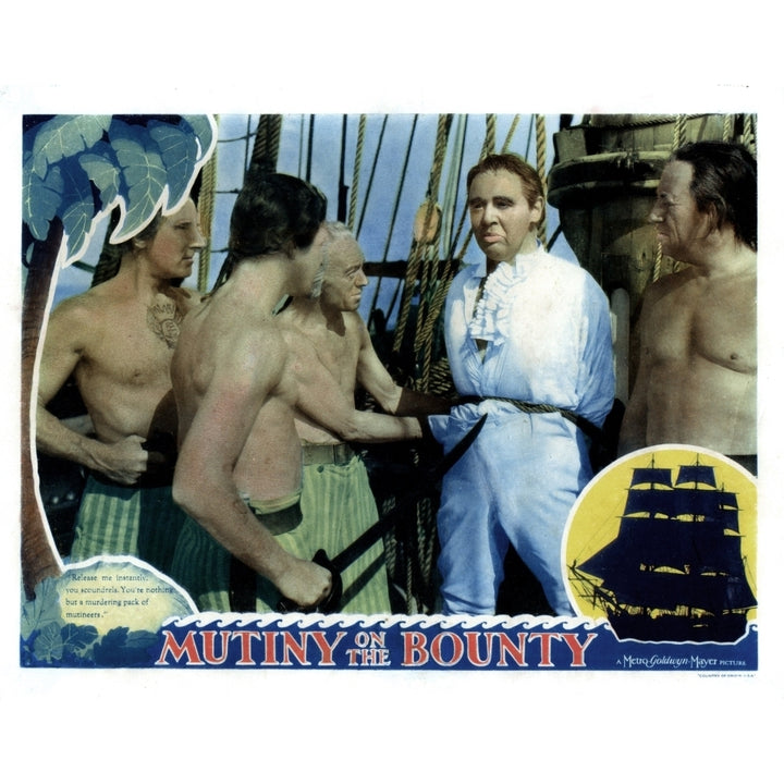 Mutiny On The Bounty Charles Laughton 1935 Movie Poster Masterprint Image 2